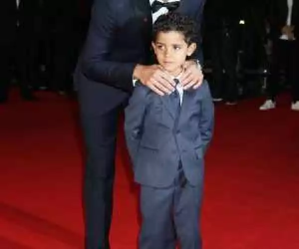 Photos: Cristiano Ronaldo Proudly Shows Off His Son At Documentary Premiere